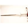 Image 7 : 18AT-2 2 HAND SWORDSTwo handed sword with wavy blade in 16th  century style. Armorer made in 19th ce