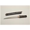 Image 8 : 18CF-17 TANTOFully and finely mounted Japanese tanto with  old family blade. 19th century soft metal