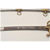 Image 12 : 18AR-9 FRENCH 1ST EMPIRE OFFICER'SFrench 1st Empire Officer’s sword and metal  scabbard with decorat