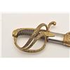 Image 2 : 18AR-9 FRENCH 1ST EMPIRE OFFICER'SFrench 1st Empire Officer’s sword and metal  scabbard with decorat