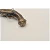 Image 3 : 18AR-27 MIQUELETSpanish style miquelet flintlock pistol circa  about 1780 with brass mounts and make