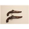 Image 1 : 18AR-30 PAIR OF SPANISH PERC.Pair of ornate Spanish officer’s style  percussion pistols signed in si