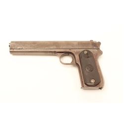 17GS-3 COLT 1902Unique Colt Model 1902 semi-automatic pistol,  .38 caliber, 6” barrel, grey/brown pa