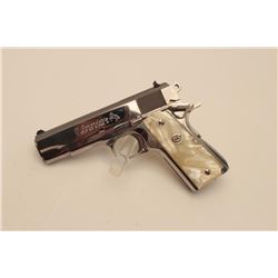18BM-11 COLT EL COMMANDANTE #ELCO230Colt El Comandante  Series 80 38 Super, #EL  CO230, bright stain