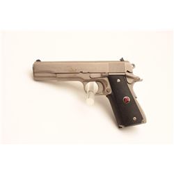 18BM-16 COLT CUSTOM COMBATColt Custom Combat 10, 10 MM cal, #10MM-095,  5" barrel, electroless nicke