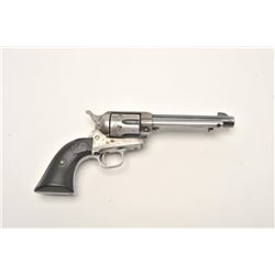 17FS-45 COLT S.A. #353090Colt SAA revolver, scarce .38 Colt caliber,   5.5” barrel, blued and case h
