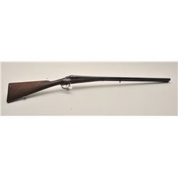 18AR-22 FRENCH ROTATING BREECH SHOTGUNFrench rotating breech SxS shotgun, 16 gauge,  29” damascus ba