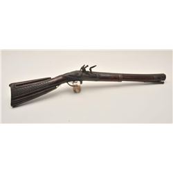 18AR-24 BLUNDERBUSSFlintlock blunderbuss in un-cleaned  “out-of-the-attic” condition; approximately 