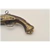 Image 2 : 18AR-26 MIQUELET F/LSpanish miquelet flintlock pistol with brass  mounts showing barrel maker’s mark