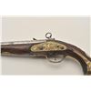 Image 3 : 18AR-26 MIQUELET F/LSpanish miquelet flintlock pistol with brass  mounts showing barrel maker’s mark