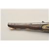Image 4 : 18AR-26 MIQUELET F/LSpanish miquelet flintlock pistol with brass  mounts showing barrel maker’s mark