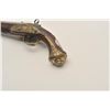 Image 5 : 18AR-26 MIQUELET F/LSpanish miquelet flintlock pistol with brass  mounts showing barrel maker’s mark