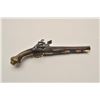 Image 6 : 18AR-26 MIQUELET F/LSpanish miquelet flintlock pistol with brass  mounts showing barrel maker’s mark