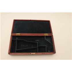 18AL-78 ARMY BOXWood presentation partition case for a Model  1860 Army percussion revolver, overall