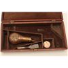 Image 1 : 18AL-80 ARMY BOXWood presentation partition case for a Model  1860 Army percussion revolver, in over
