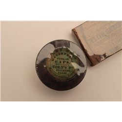 18AN-11 .44 CAL. SKIN CARTRIDGE BOX.44 caliber skin cartridge box for Colt’s  (Root) Model rifle wit