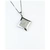 Image 2 : 18CAI-59 DIAMOND PENDANTDazzling pendant set with 64 round Diamonds  weighing approx. 0.50 carats of
