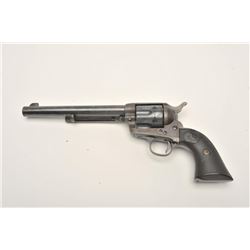 17FS-71 COLT S.A. #304451Colt SAA revolver, .38 W.C.F. caliber, 7.5”   barrel, re-finished, checkere