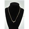 Image 1 : 18PRS-12 SAPPHIRE & DIAMOND NECKLACEOne beautiful 3 marquee sapphire and diamond  necklace in 14k ye