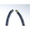 Image 2 : 18CAI-33 BLACK PEARLSElegant double strand of Black Pearls  averaging 6.00 MM in diameters on a 14 k