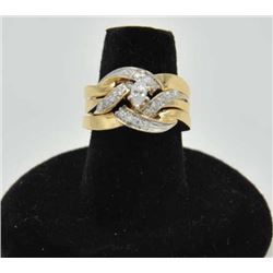 18RPS-21 DIAMOND RINGOne beautifully designed marquee diamond  and18 side diamonds. Approx total wt 