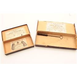 18AN-22 BOX LOTLot of 2 Colt boxes. One is for a Pocket  Positive with 2 ½” barrel in fair to good  
