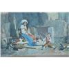 Image 1 : EVE-16 WATERCOLOR SIGNEDExcellent 19th century watercolor signed  lower right “R. Maghelli”. Measure