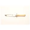 Image 4 : 18CA-16 JAMES OXLEY SHEFFIELD BOWIEJames Oxley Sheffield clip point bowie with  checkered bone grip 