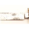 Image 5 : 18CA-16 JAMES OXLEY SHEFFIELD BOWIEJames Oxley Sheffield clip point bowie with  checkered bone grip 