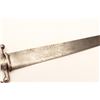 Image 5 : 18CA-2 SILVER HANGER OR SHORT SWORD18th century silver hanger or short sword  with ebony grip and si