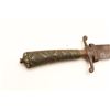 Image 3 : 18CA-3 HUNTING SWORD18th century European brass mounted hunting  sword with green stained original i