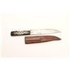 Image 1 : 18CA-11 THIN "TRADE STEEL" KNIFEThin “Trade Steel” knife marked cast steel  Sheffield with German si