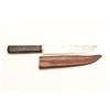 Image 2 : 18CA-11 THIN "TRADE STEEL" KNIFEThin “Trade Steel” knife marked cast steel  Sheffield with German si