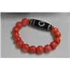 Image 3 : 18RPS-42 CORAL BEAD NECKLACE & BRACELETOne set of fine quality coral bead necklace  and bracelet  ES