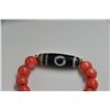 Image 4 : 18RPS-42 CORAL BEAD NECKLACE & BRACELETOne set of fine quality coral bead necklace  and bracelet  ES