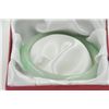 Image 2 : 18RPS-39  JADE BANGLE BRACELETOne fine green jade bangle bracelet  EST:$150-300