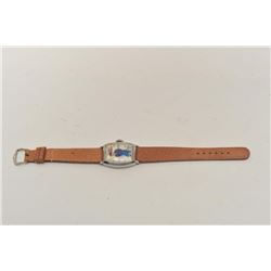 18BZ-8 DICK TRACY WRISTWATCHRare Dick Tracy 1935 largest size wristwatch  in almost fine working con