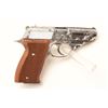Image 5 : 18BM-65 ASTRA CONST.Astra Constable engraved .22 LR chromed semi  automatic pistol, #1258416, 3 1/2"
