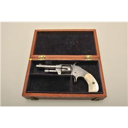 17FL-173 OTIS SMITH #10502Otis Smith spur trigger revolver, Nimschke  engraved, .30 caliber, 3” roun