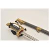 Image 4 : 18AR-7 FRENCH NAVY OFFICERFrench Naval Officer’s sword with brass  mounted leather scabbard, approxi
