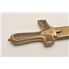 Image 2 : 18AR-18 NORTH EURO. ENGINEER'S SWORDNorthern European Engineer’s sword and brass  mounted leather sc