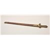 Image 3 : 18AR-18 NORTH EURO. ENGINEER'S SWORDNorthern European Engineer’s sword and brass  mounted leather sc