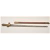 Image 8 : 18AR-18 NORTH EURO. ENGINEER'S SWORDNorthern European Engineer’s sword and brass  mounted leather sc