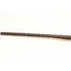 Image 6 : 18AP-36 PERIOD MUSKETPeriod leather wrapped and tacked flintlock  trade musket, approximately .80 ca