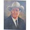 Image 2 : 18AP-78 OIL SIGNED OF HENRY FONDAFinely accomplished framed original oil on  canvas painting of Henr
