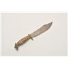 Image 1 : 18AP-65 MEXICAN BOWIEMexican Bowie knife (no sheath) marked “E.  REYES” on blade; eagle head pommel,