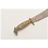 Image 2 : 18AP-65 MEXICAN BOWIEMexican Bowie knife (no sheath) marked “E.  REYES” on blade; eagle head pommel,