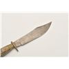Image 3 : 18AP-65 MEXICAN BOWIEMexican Bowie knife (no sheath) marked “E.  REYES” on blade; eagle head pommel,