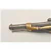 Image 3 : 18AP-4 FRENCH MILITARY PERC.French Military percussion pistol,  approximately .72 caliber.  The pist