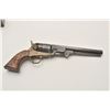 Image 9 : 18AP-25 REPRO 5515Reproduction percussion revolver, engraved  brass frame, .44 caliber, 7.5” octagon